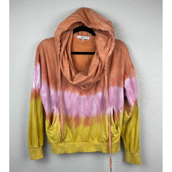 Young Fabulous & Broke Tops - Young Fabulous & Broke YFB Piper Tie dye Hoodie Womens XS Colorful Coastal Beach